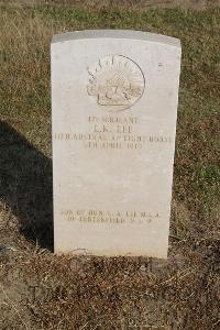 Ismailia War Memorial Cemetery - Lee, Lionel Kenneth